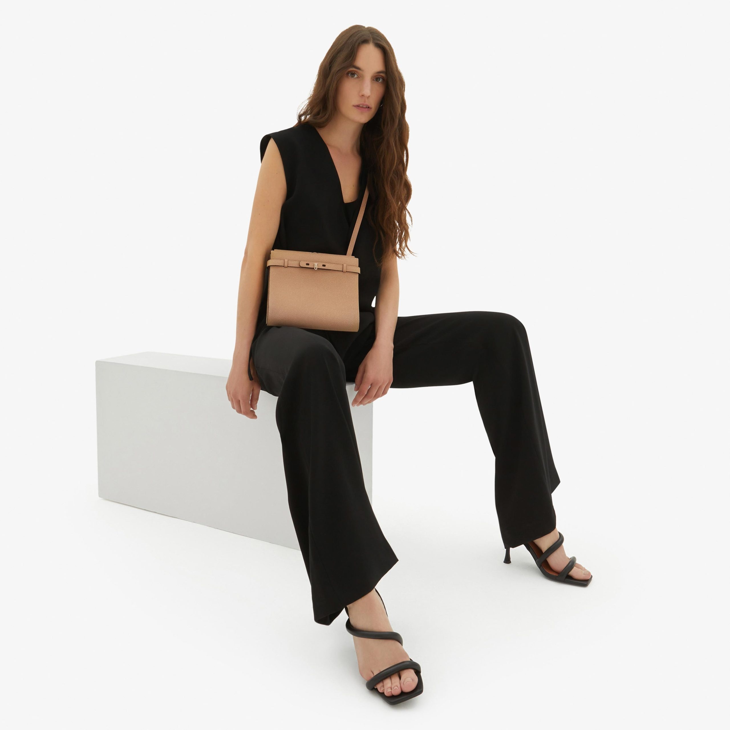Valextra – Brera B Crossbody Bag – Cachemire Beige - 7