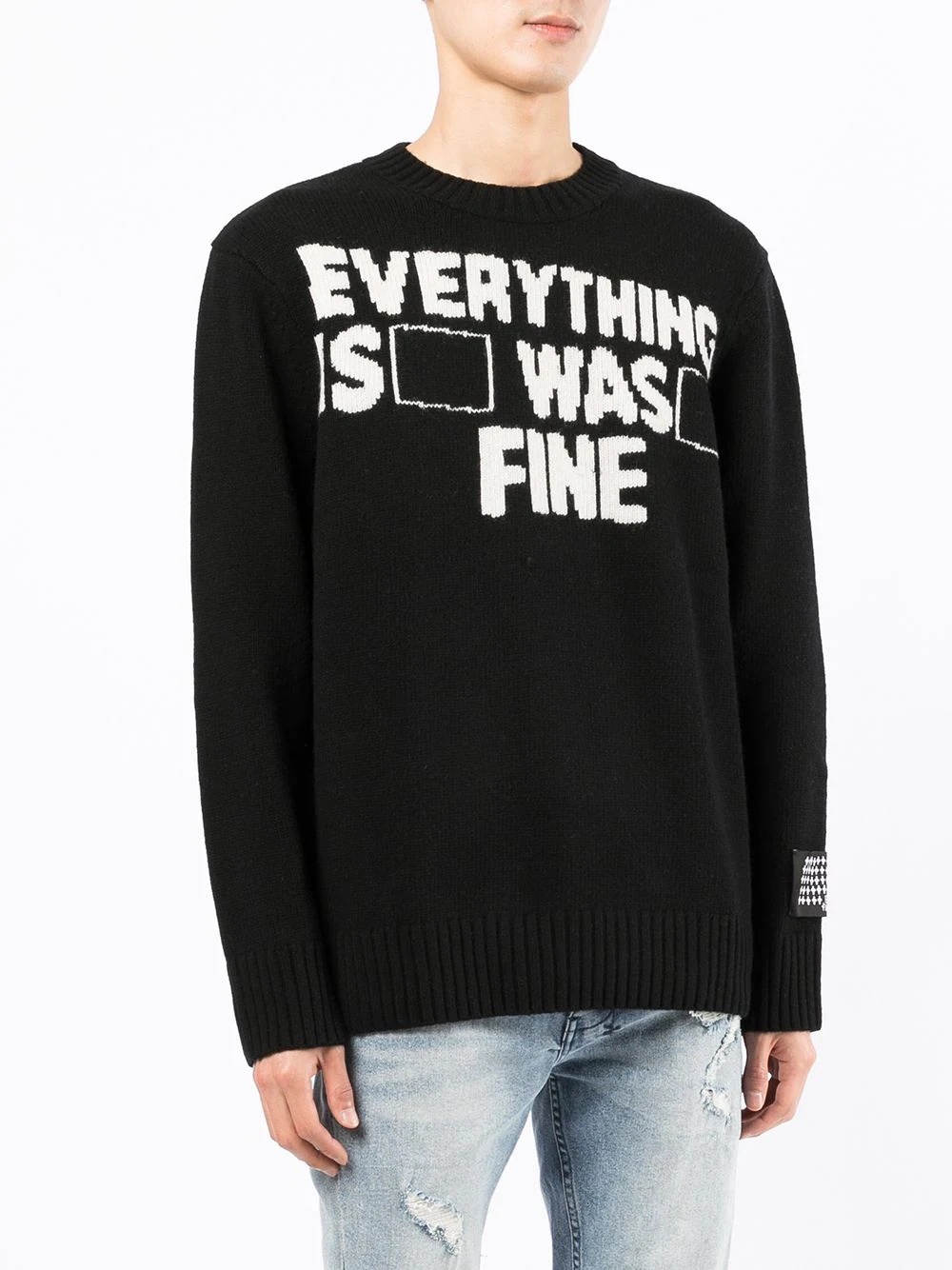 I'm Fine crewneck sweater - 3