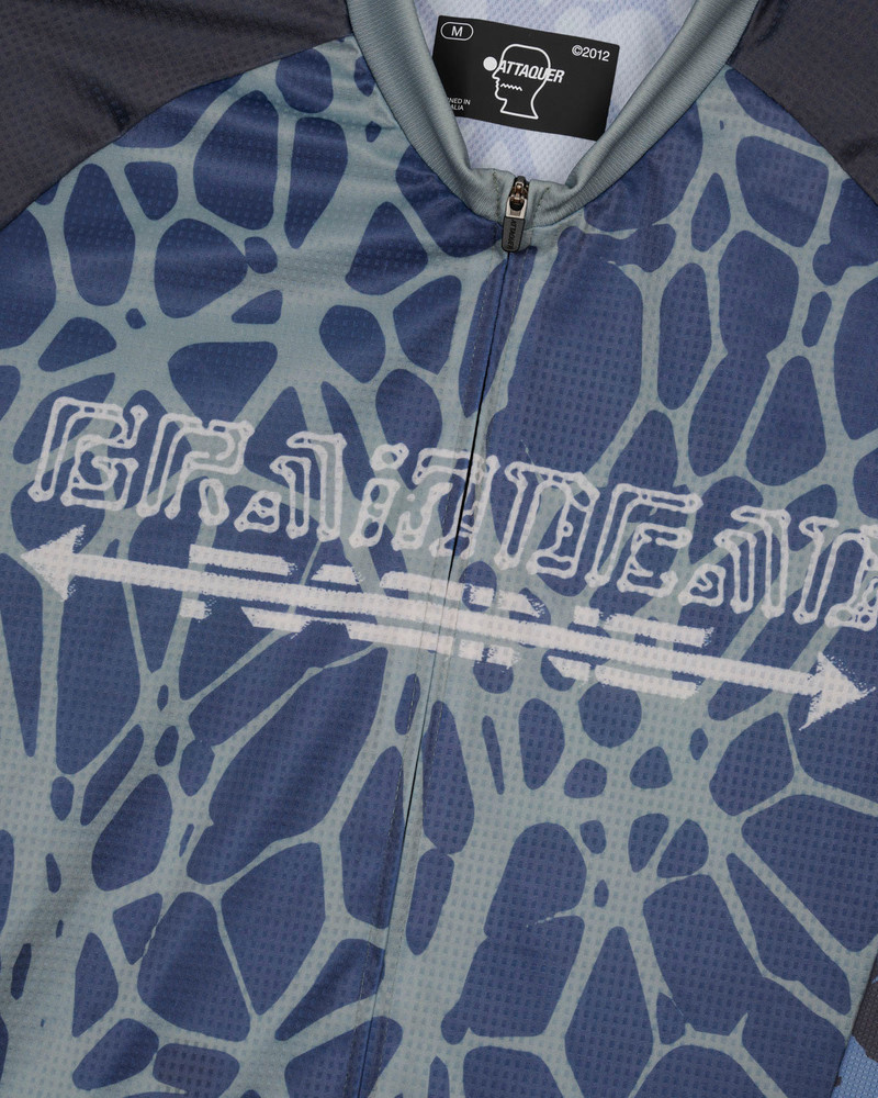 Brain Dead x Attaquer Women's Jersey - Blue Multi 3