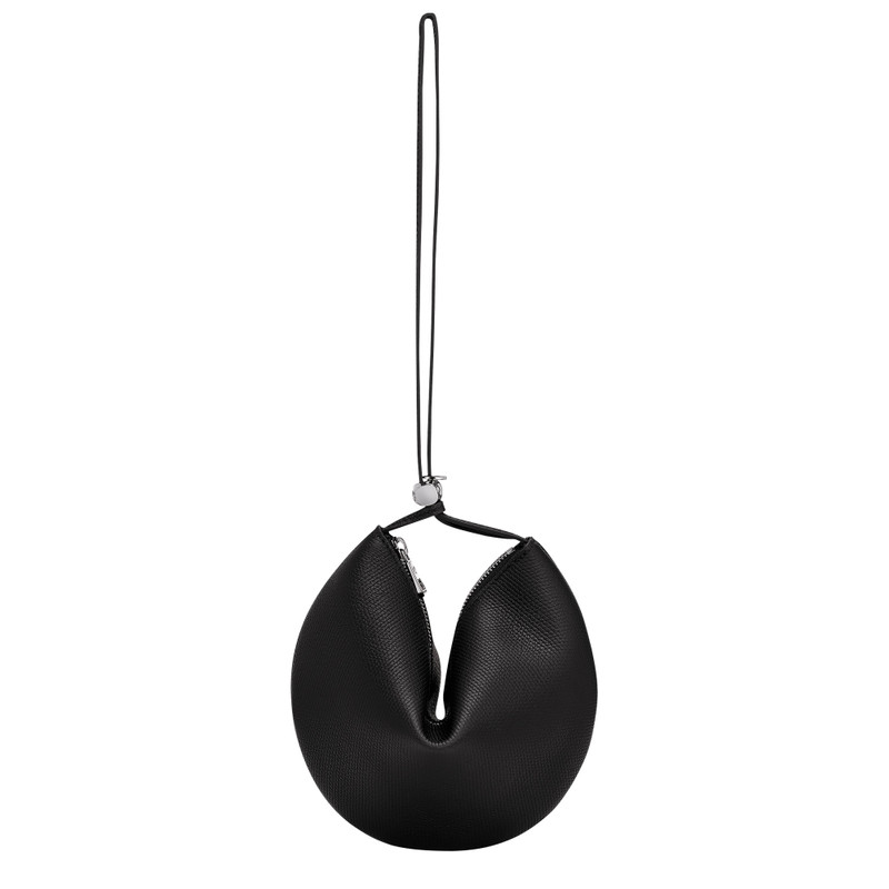 Le Roseau Clutch Black - Leather 5
