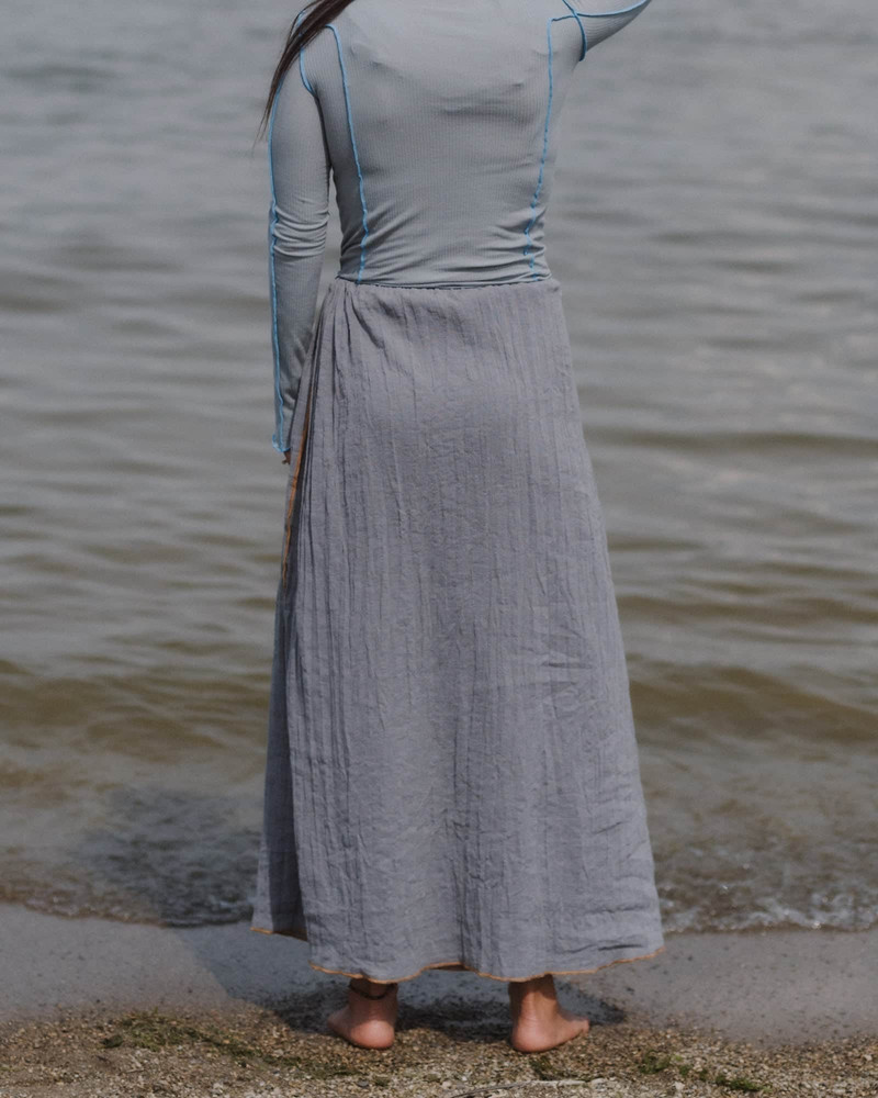 Max Skirt - Crinkle Linen 14
