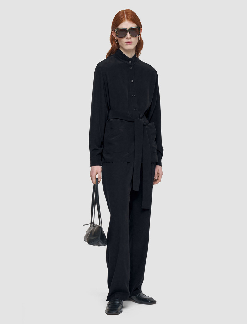 JOSEPH Lamy Crepe de Soie Silk Jackets outlook