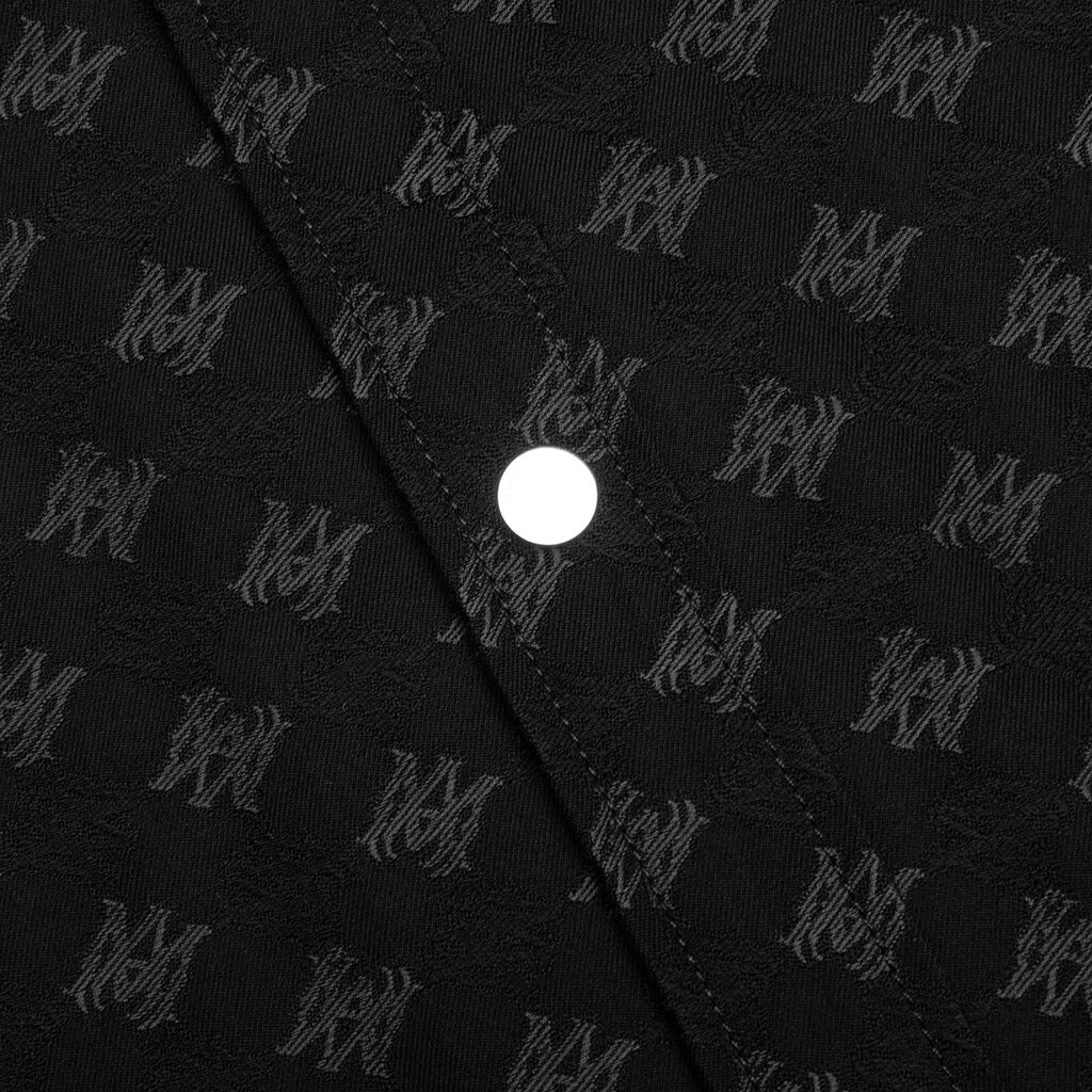MA QUAD JACQUARD SHIRT - BLACK - 4