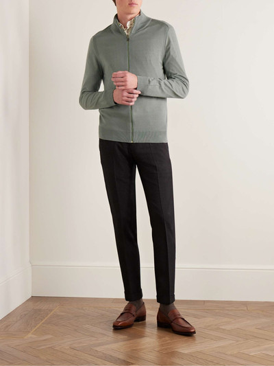 Paul Smith Merino Wool Zip-Up Cardigan outlook