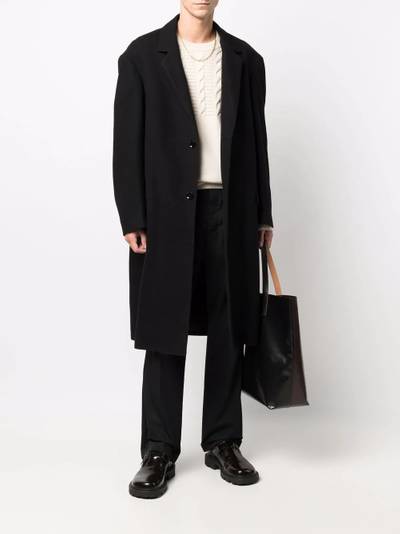 Lemaire straight-leg cotton trousers outlook