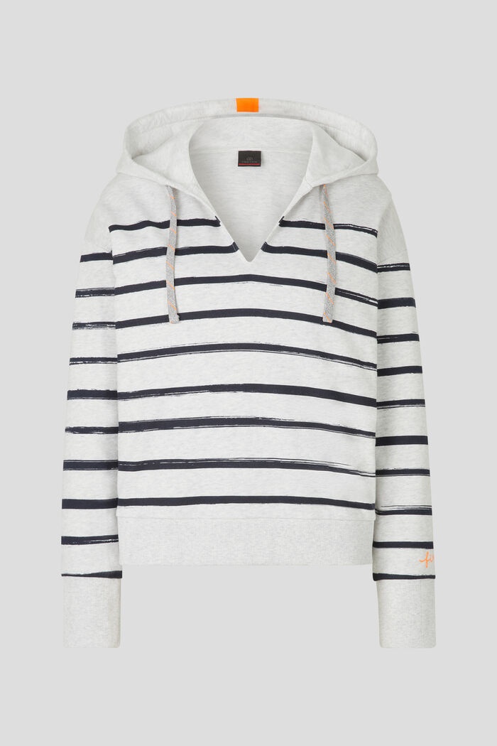 Dawn Hoodie in Gray/Dark blue - 1