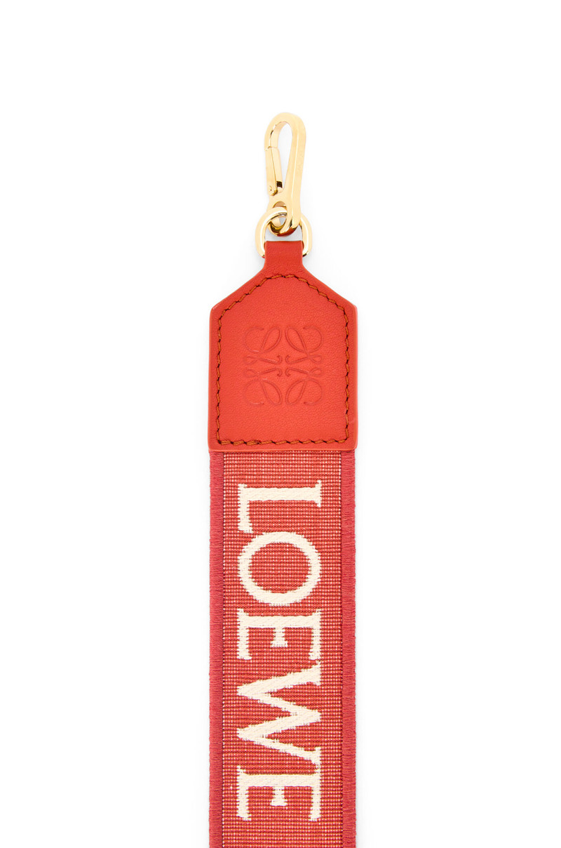 Anagram strap in jacquard and calfskin 3