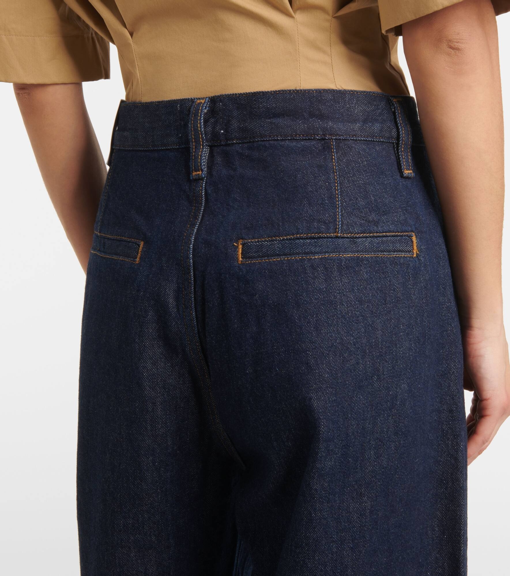 Ayla high-rise wide-leg jeans - 6