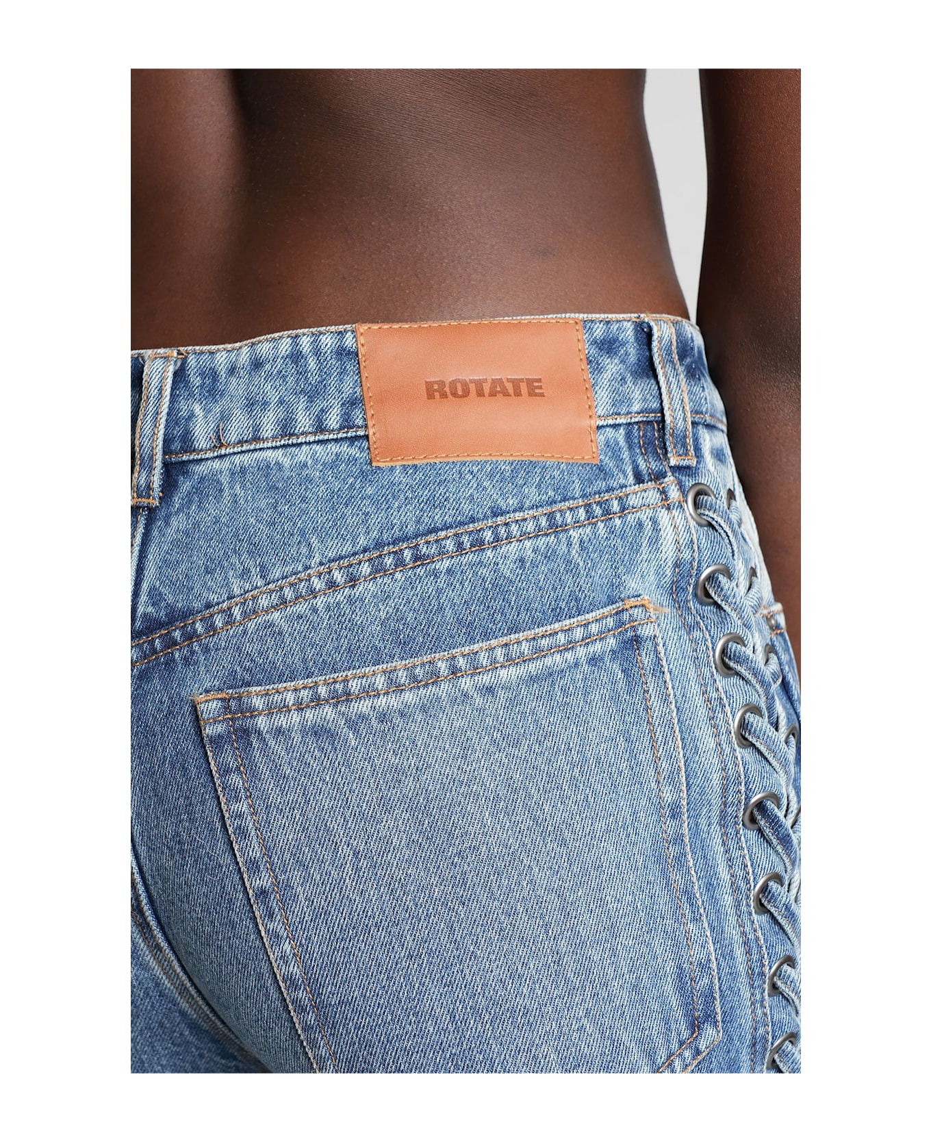 Jeans In Blue Cotton - 5