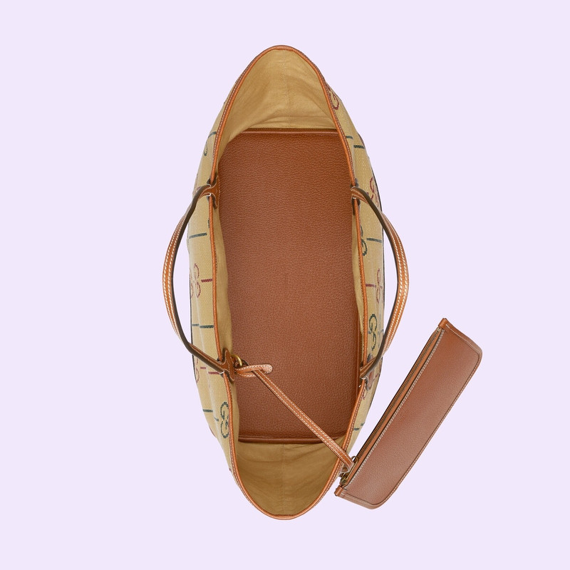 GG large cotton tote bag 10