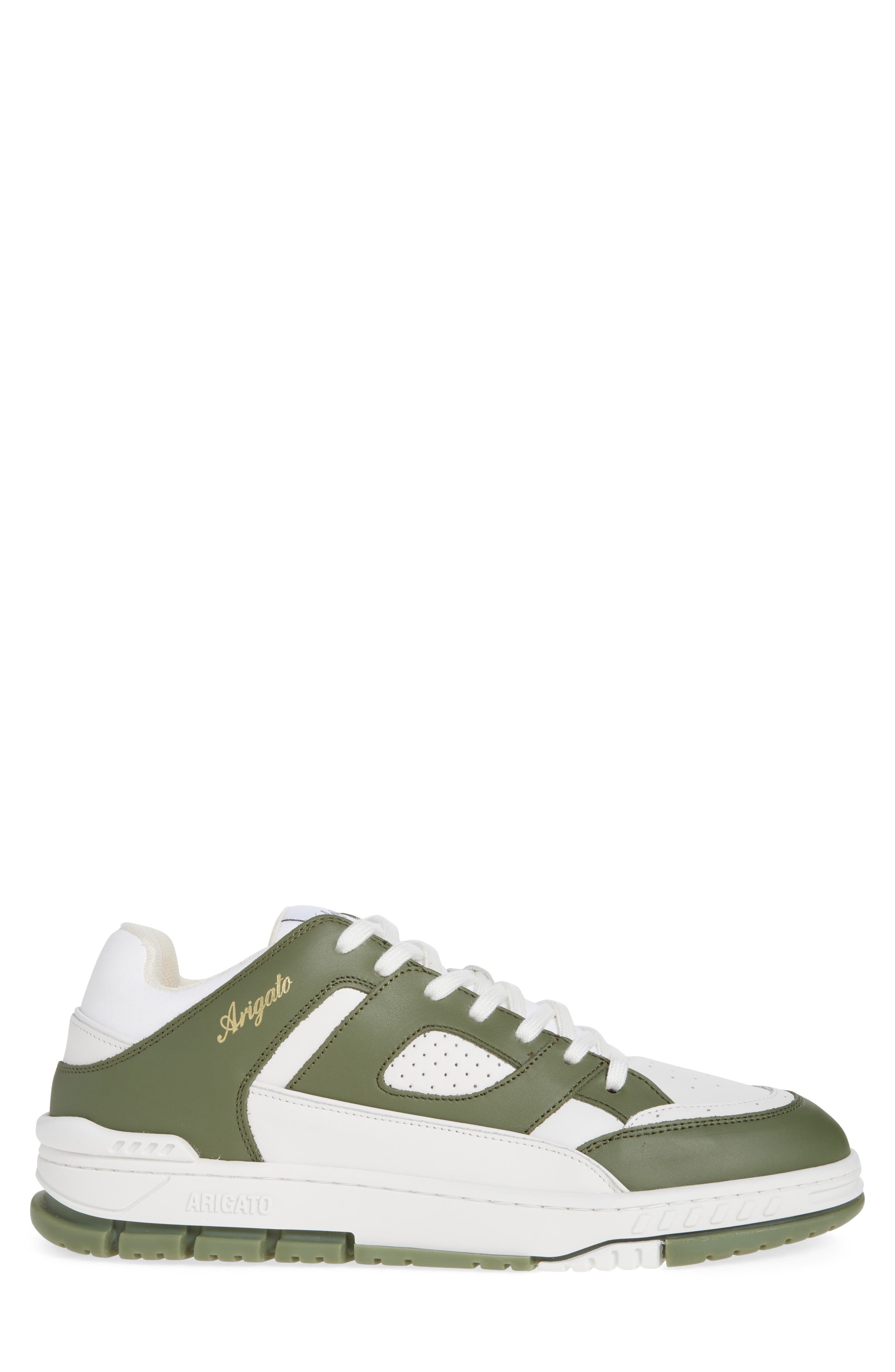 Axel Arigato Area Low Top Sneaker in White/Dark Green at Nordstrom - 3