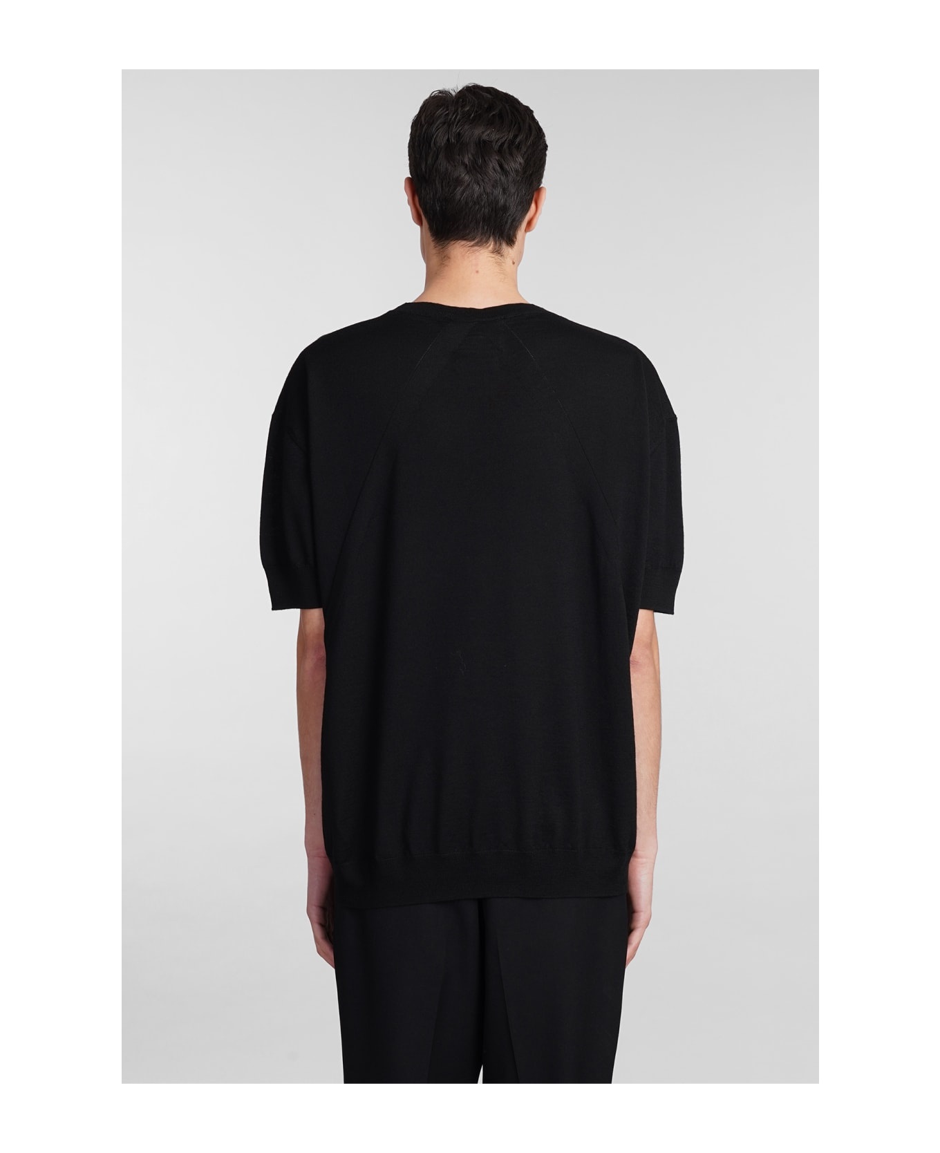 Knitwear In Black Wool - 3