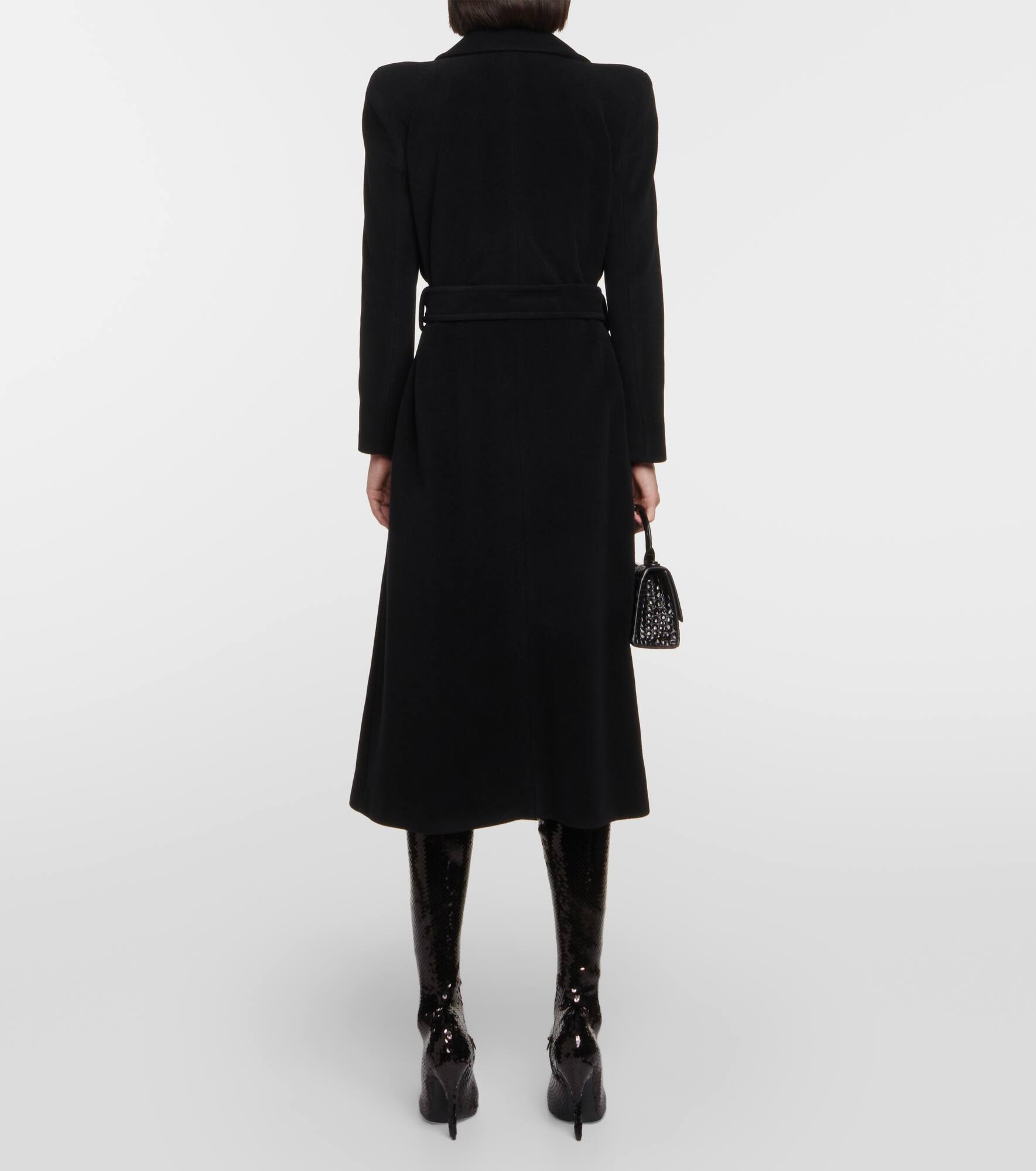 Cashmere and wool-blend coat - 3