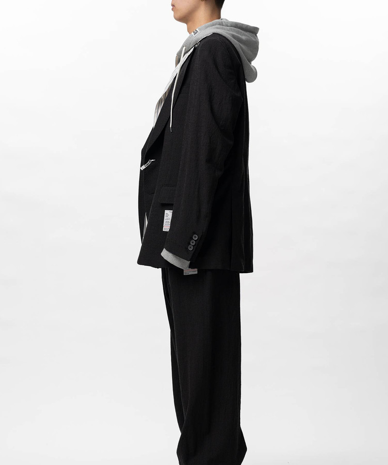 Mix Layered Wool Jacket 4
