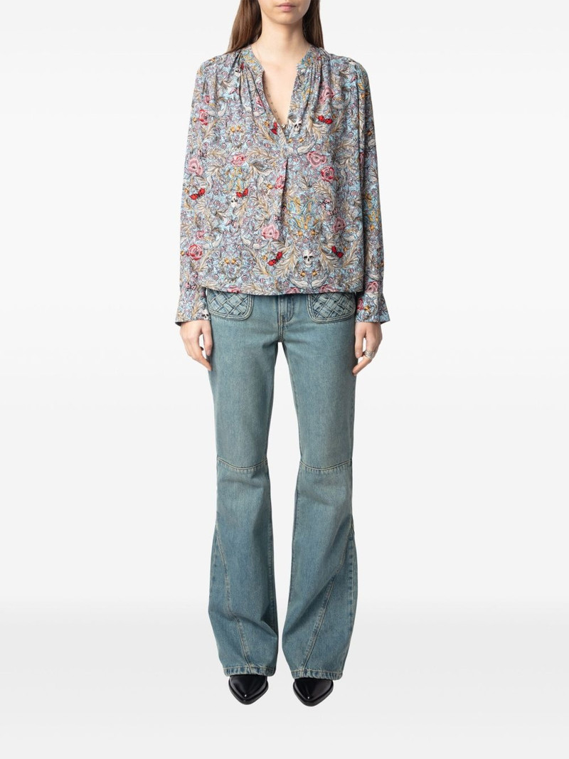 Zadig & Voltaire Tink floral-print blouse outlook