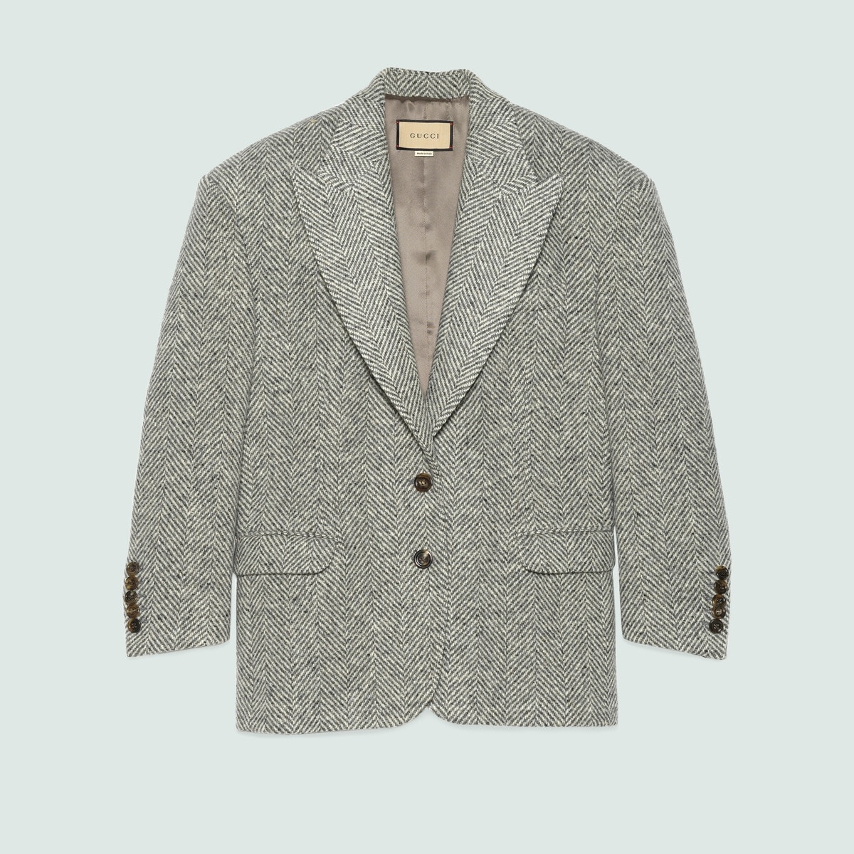 ジャケット GUCCI HERRINGBONE WOOL JACKET GUCCI Herringbone wool jacket | REVERSIBLE
