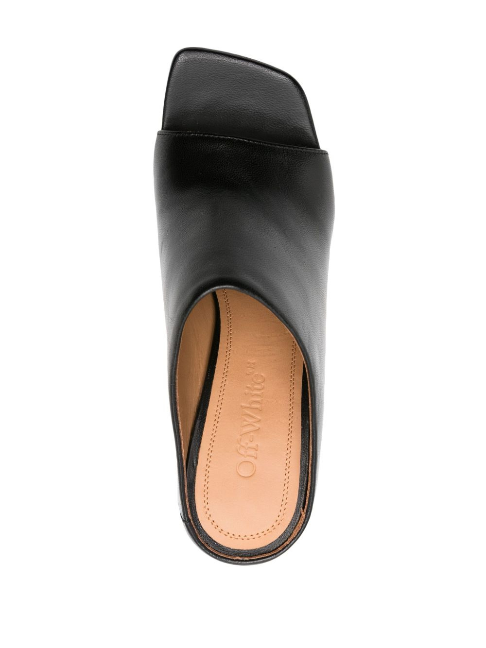 Spring 110mm leather mules - 4
