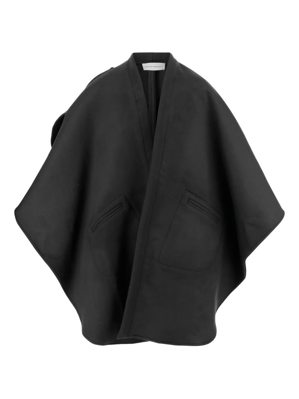 open-front layered cape - 1