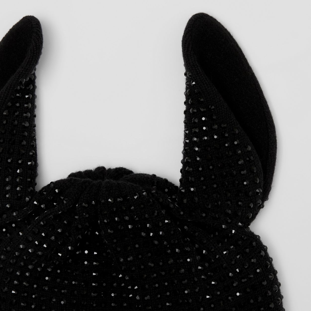 Deer Detail Crystal-embellished Wool Beanie - 2