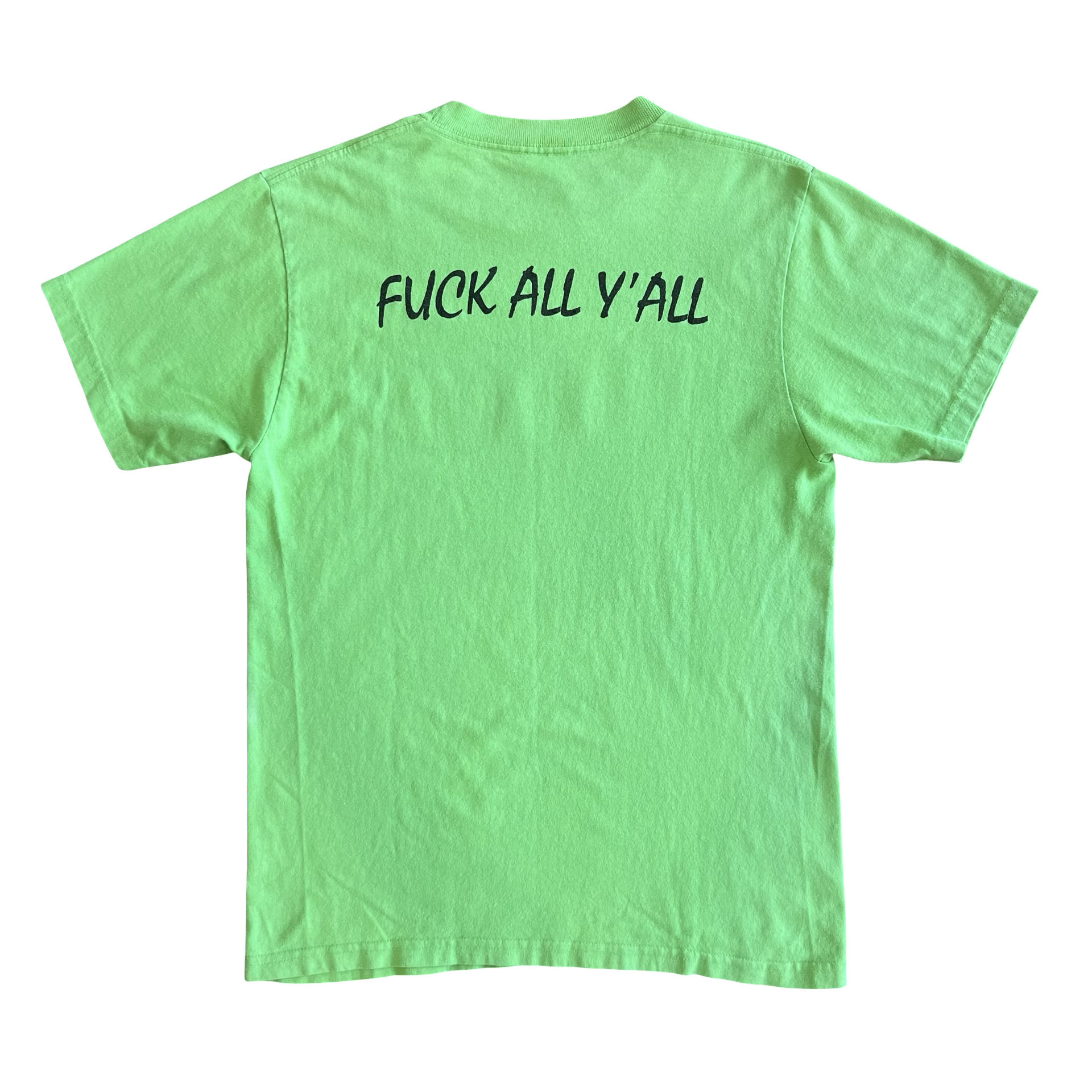 Final Blow - Supreme Green ‘Parental Advisory’ T-shirt SZ M - 5