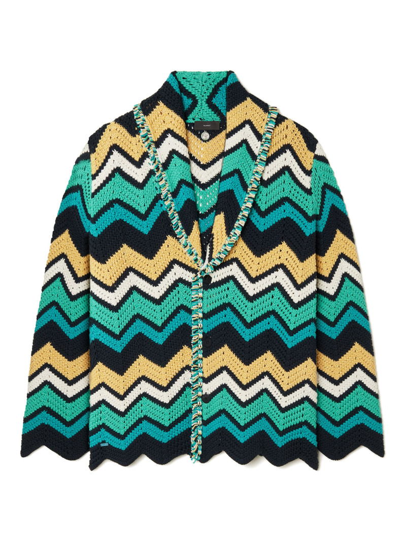 Kaleidoscopic Chevron Cardigan 1