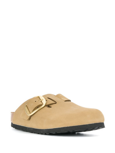 BIRKENSTOCK chunky leather slippers outlook