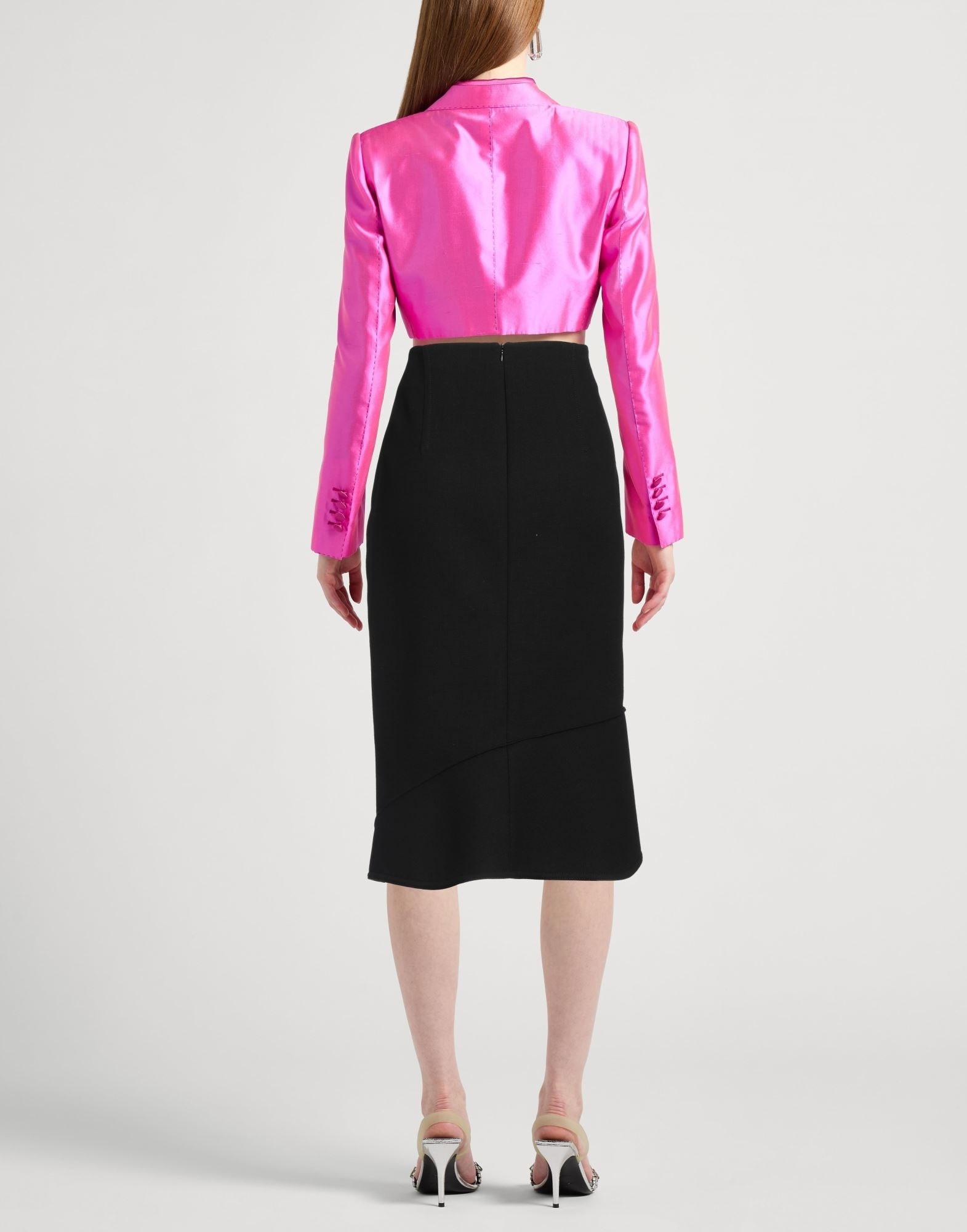 Black Women's Midi Skirt - 3