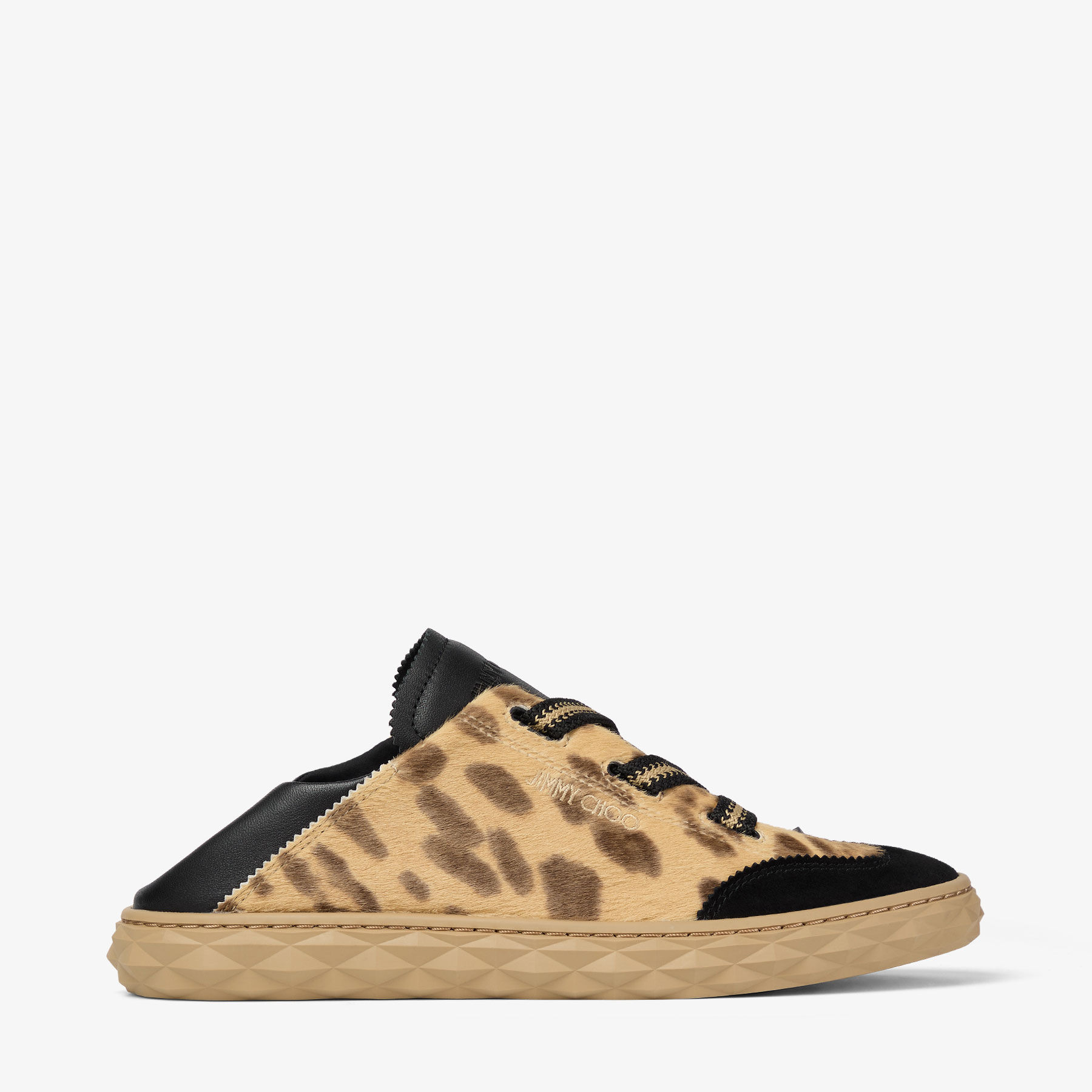 Diamond Light Flex/F
Natural Leopard Print Pony Leather Trainers - 5