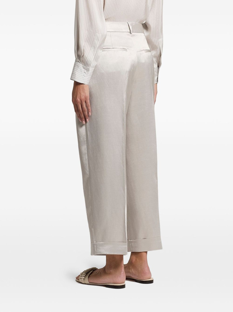 cuffed satin trousers 3