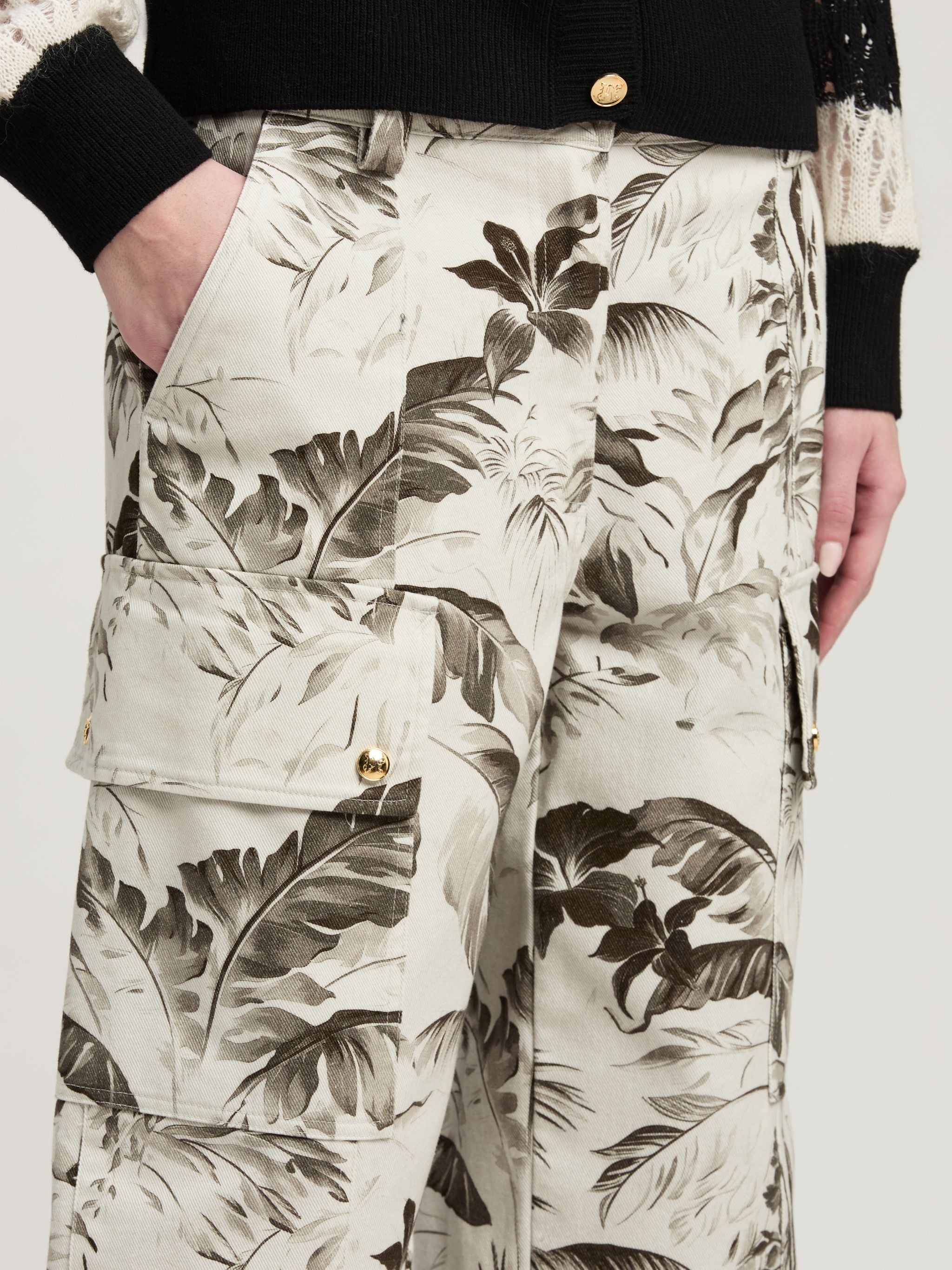 Jungle print cargo pants - 6