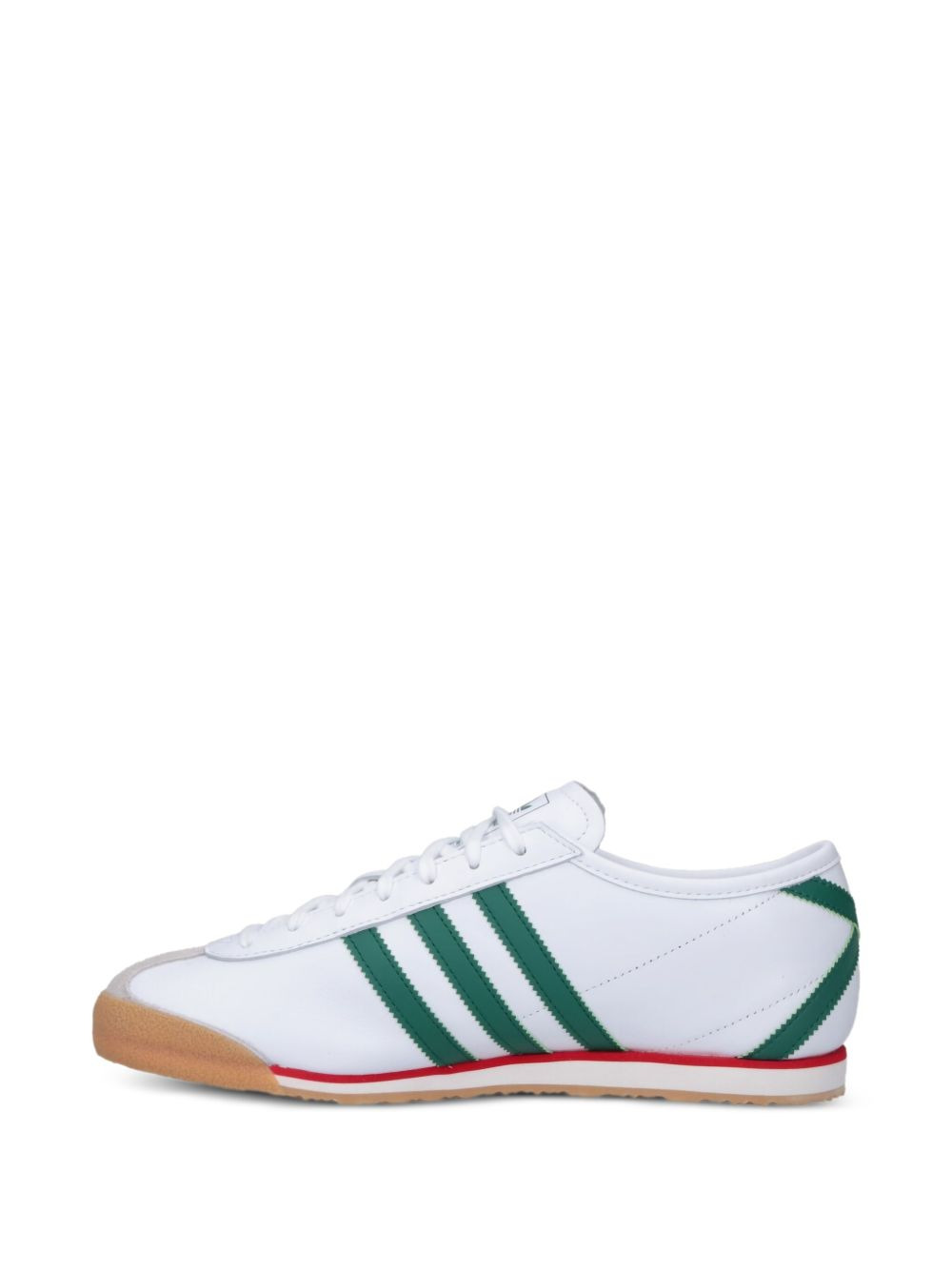 70s italian three-stripe leather trainers - 5