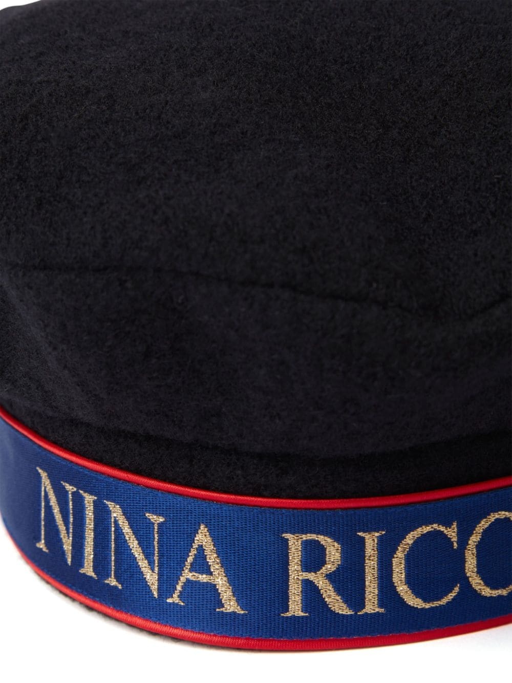 logo wool beret - 2