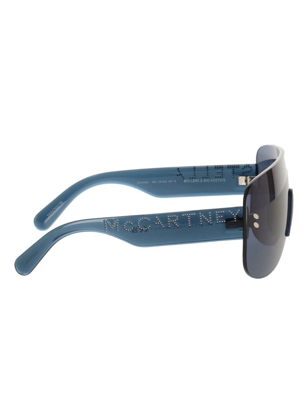 shield-frame logo sunglasses - 3