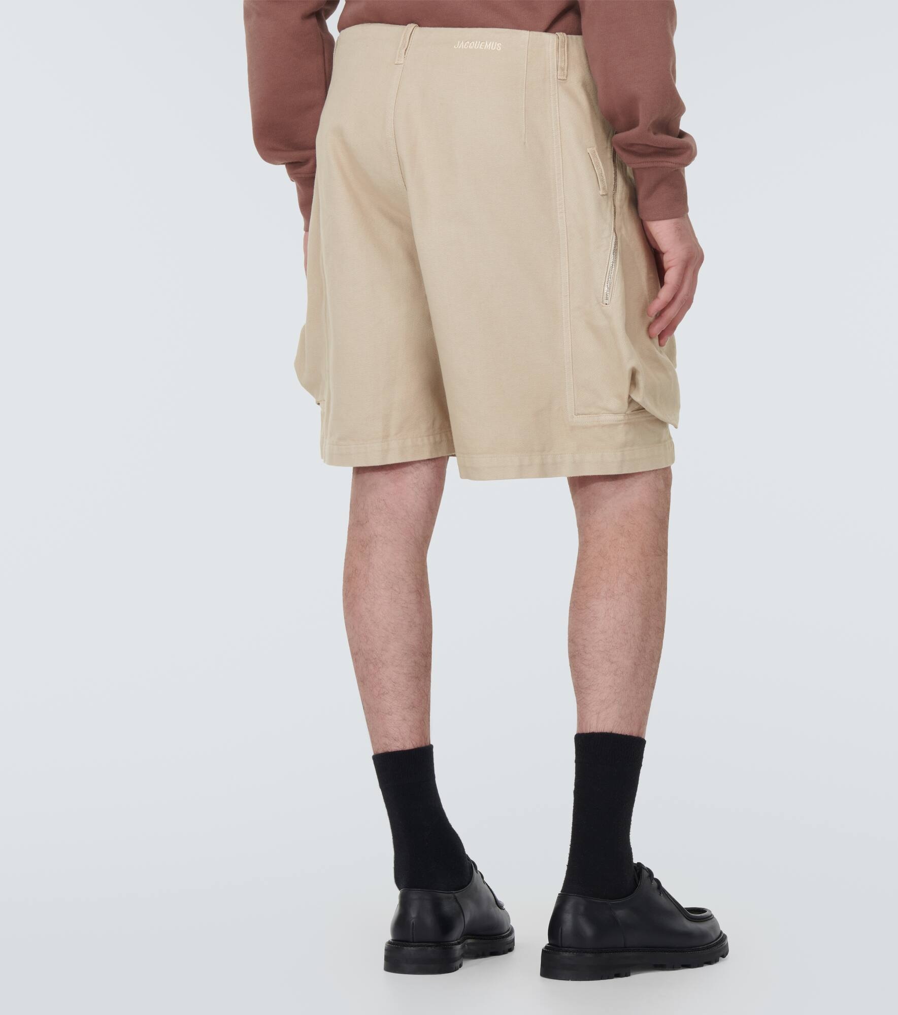 Le Short Cargo Croissant cotton shorts - 4