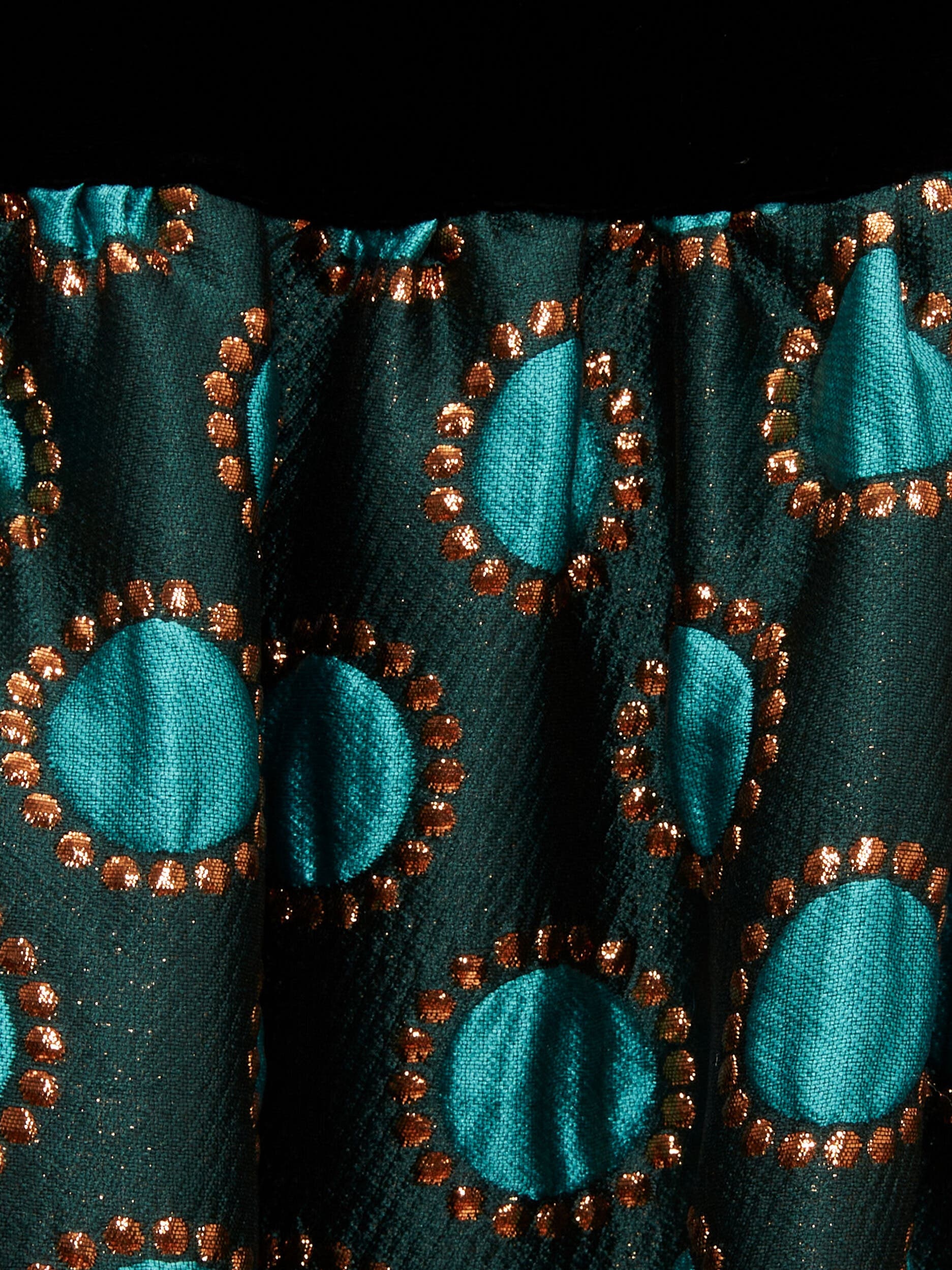 La DoubleJ Big Dress Jacquard Winter Sun Emerald at Nordstrom - 4