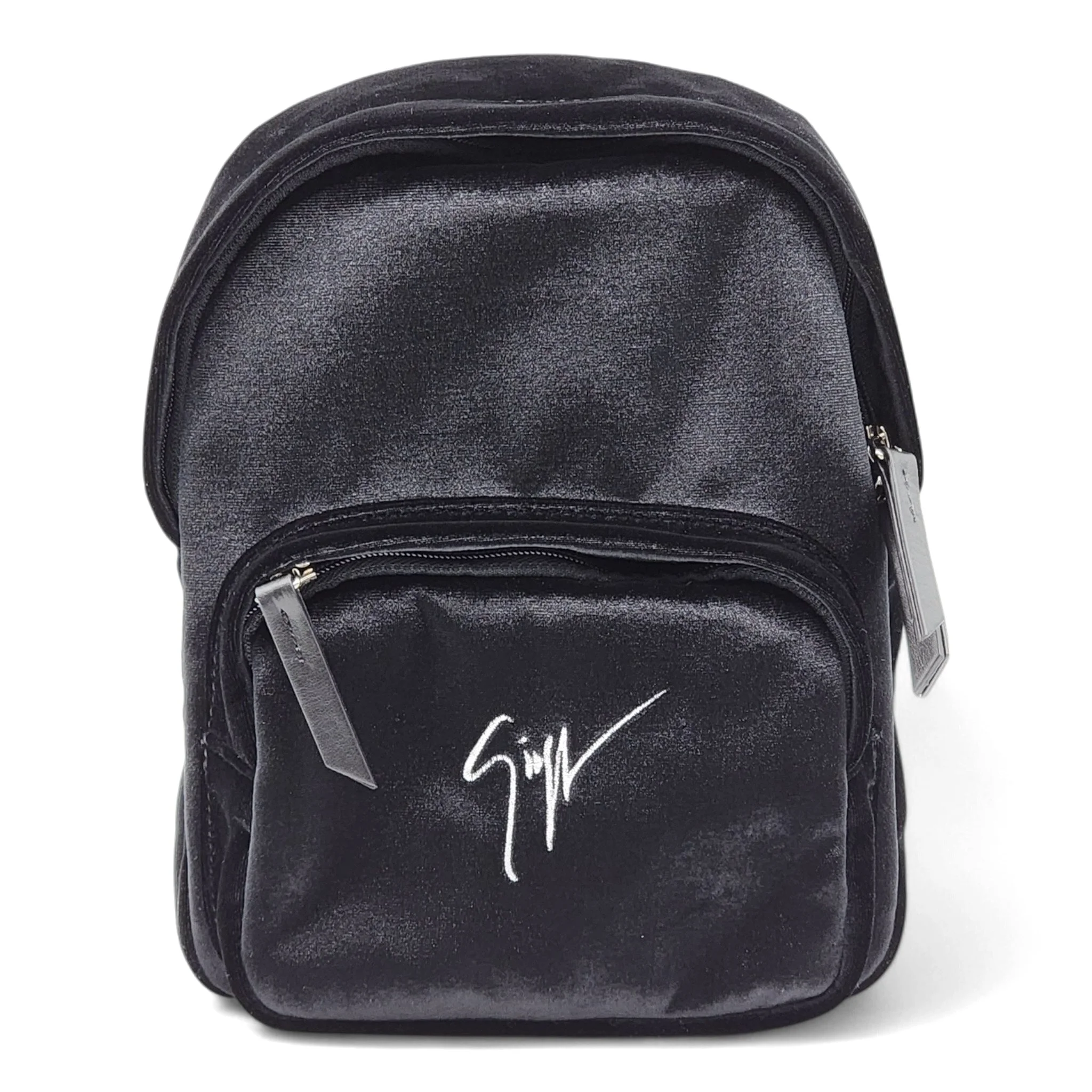 Giuseppe Zanotti Kilo XS Mini Backpack - Velvet - Black - 1