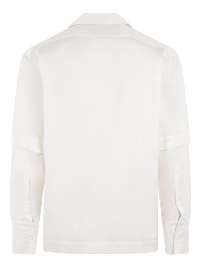 SETCHU notched-lapel cotton shirt outlook