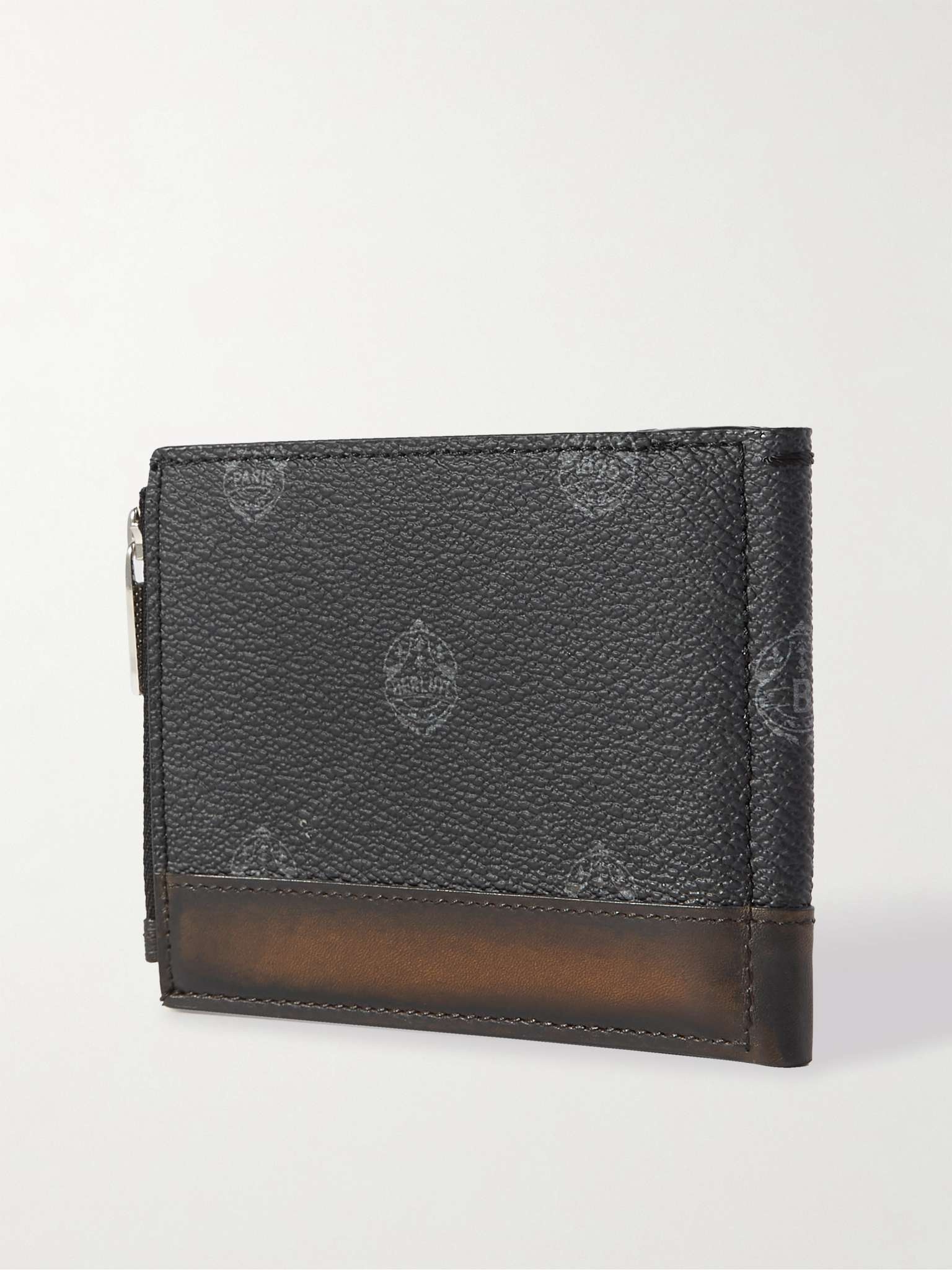 Clip Signature Canvas and Leather Billfold Wallet - 3