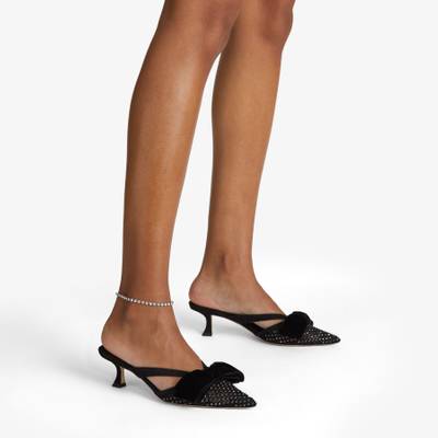 JIMMY CHOO Saeda Anklet
Silver-Finish Metal Anklet with Crystal outlook