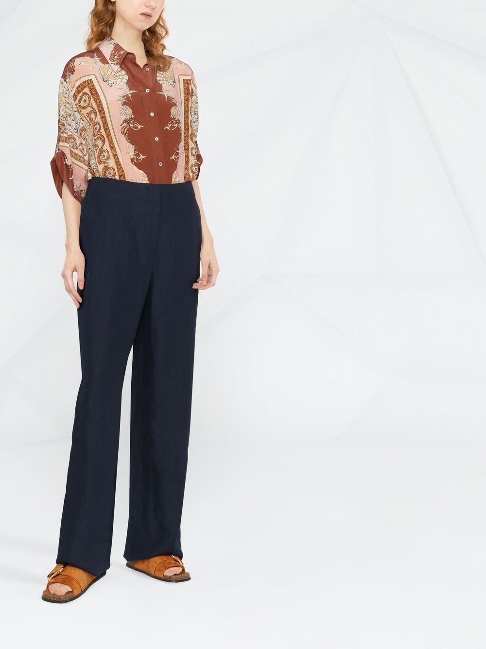 wide-leg trousers - 2