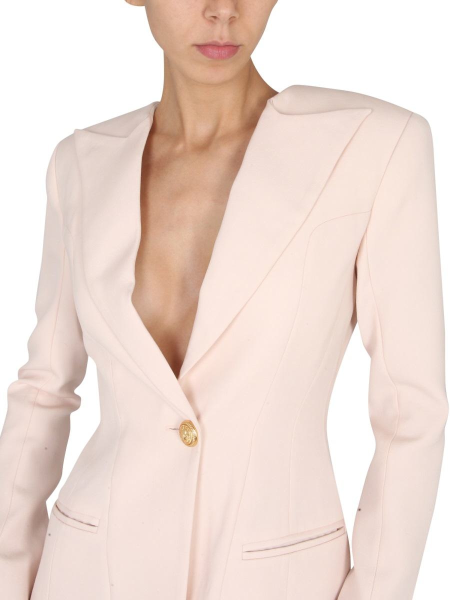 BALMAIN SINGLE-BREASTED SUIT JACKET - 4