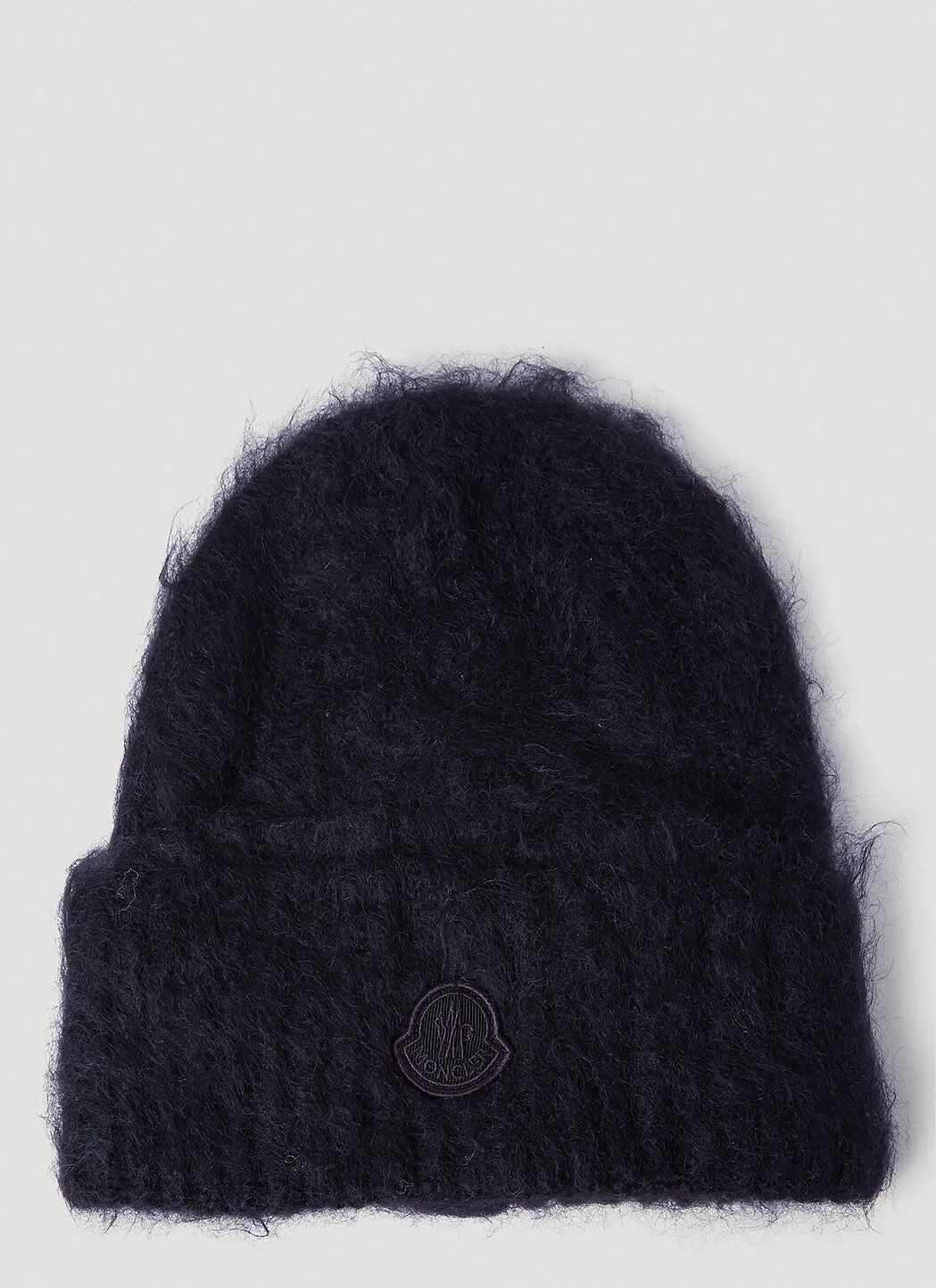 Fuzzy Knit Beanie Hat - 1