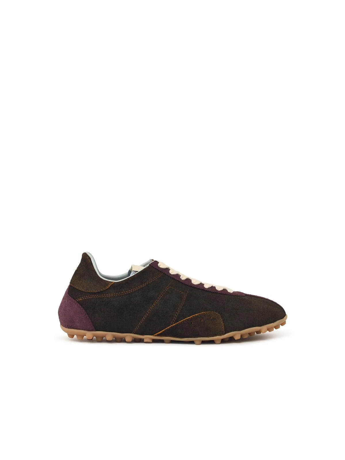 Maison Margiela 'SPRINTERS' Brown Suede Sneakers Men - 1