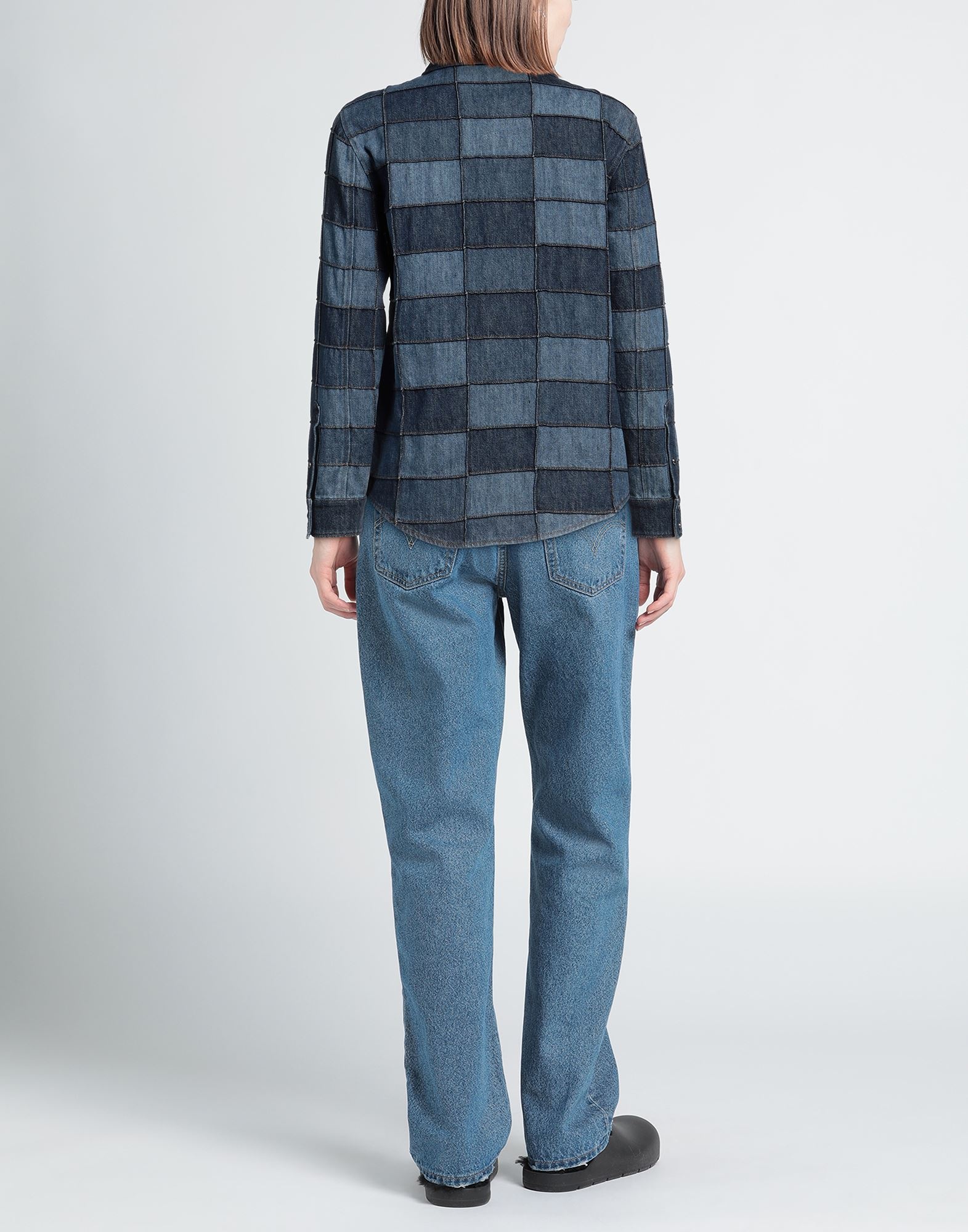 Blue Women's Denim Shirt - 3