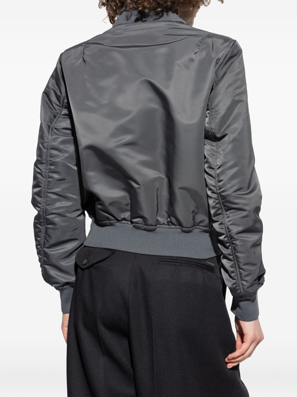 double-zip bomber jacket - 4