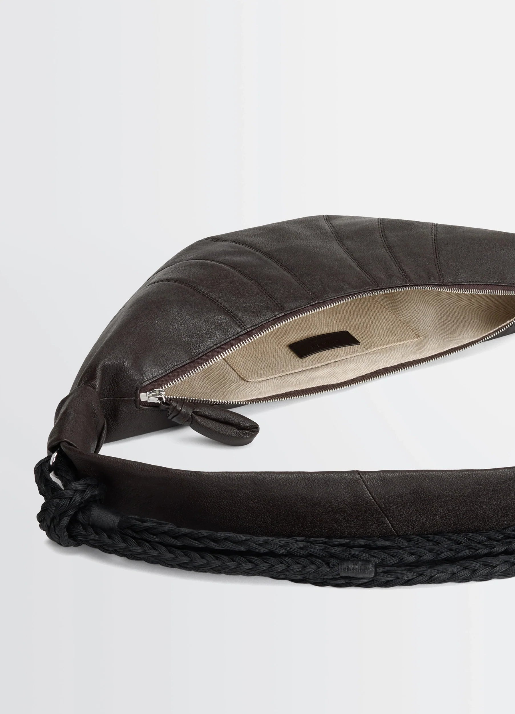 BRAID MEDIUM CROISSANT BAG - 4