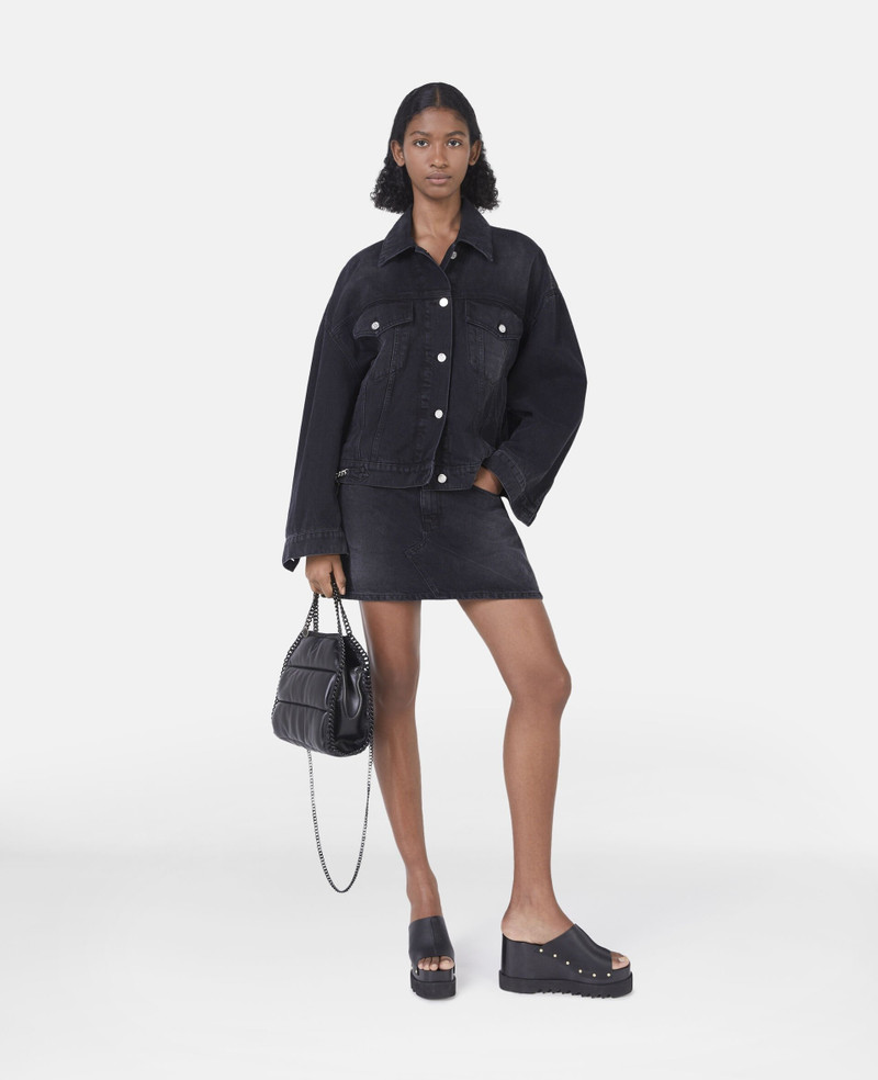 Stella McCartney Falabella Denim Mini Skirt outlook