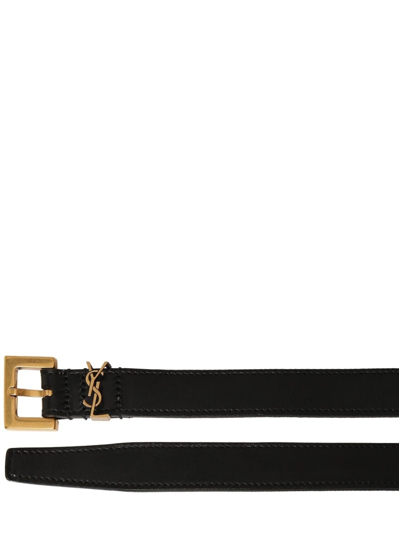 20mm Cassandre leather buckle belt - 3