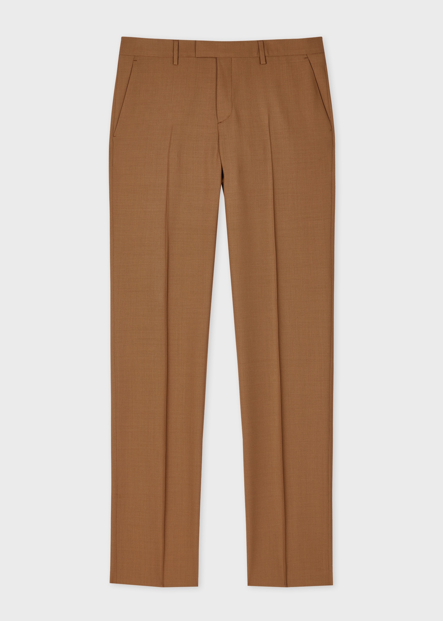 Brown Fresco Wool Embroidered Suit - 5
