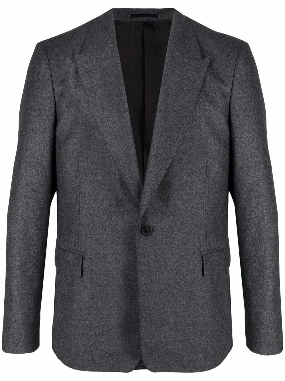 peak lapels single-breasted blazer - 1